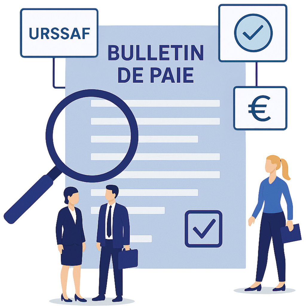 Audit de la paie avec vérification du bulletin et URSSAF