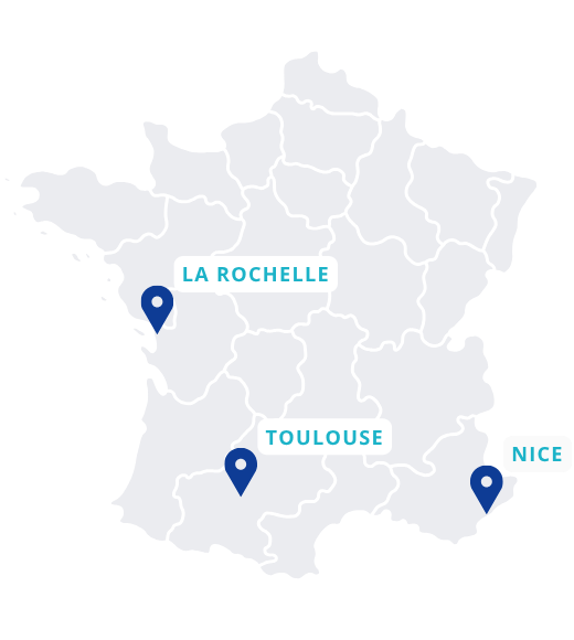 Cartes des bureaux GRH & Audit