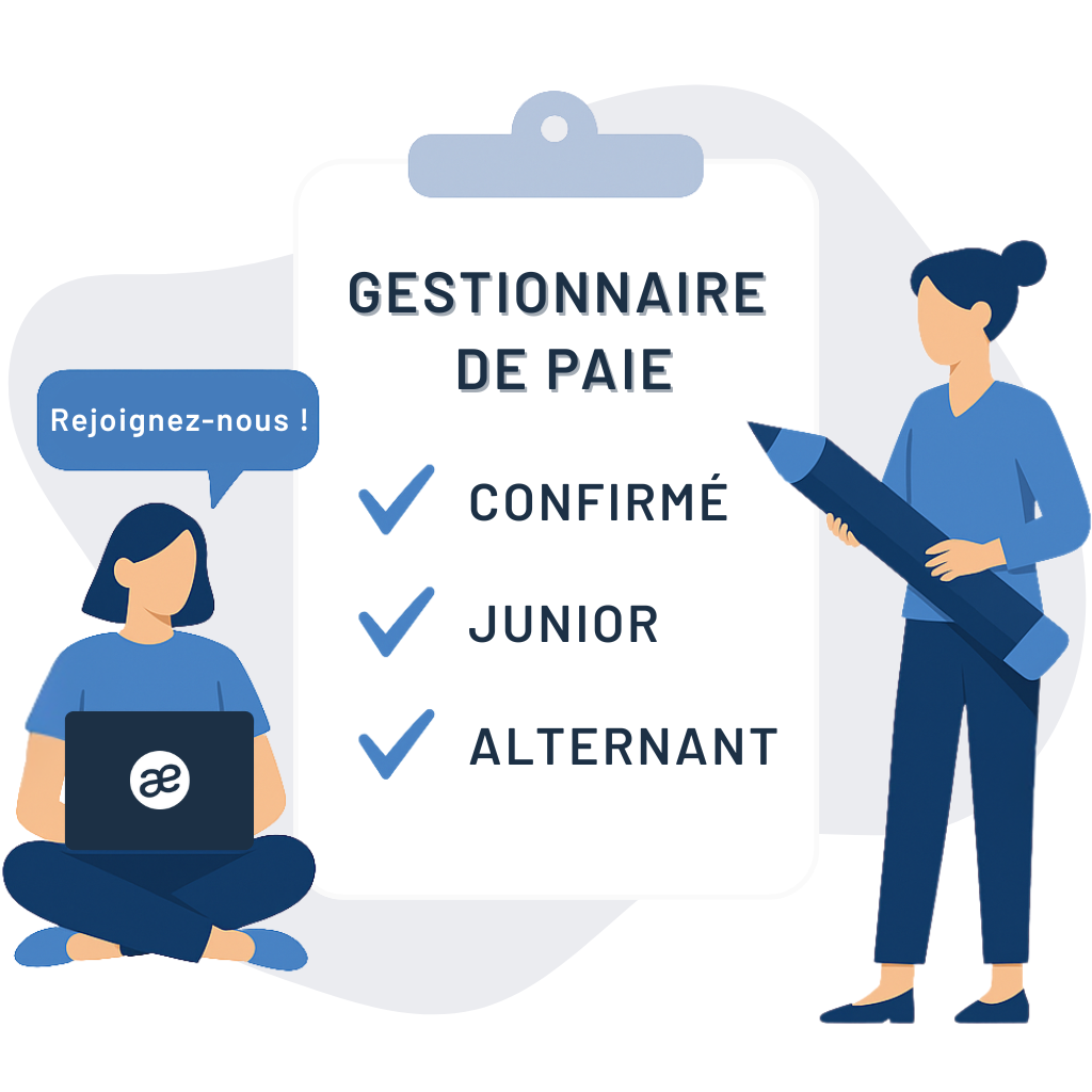 Recrutement gestionnaire de paie – profils confirmés, juniors et alternants recherchés pour la gestion des bulletins de salaire avec le logiciel Silae, dans un environnement RH dynamique et digitalisé.