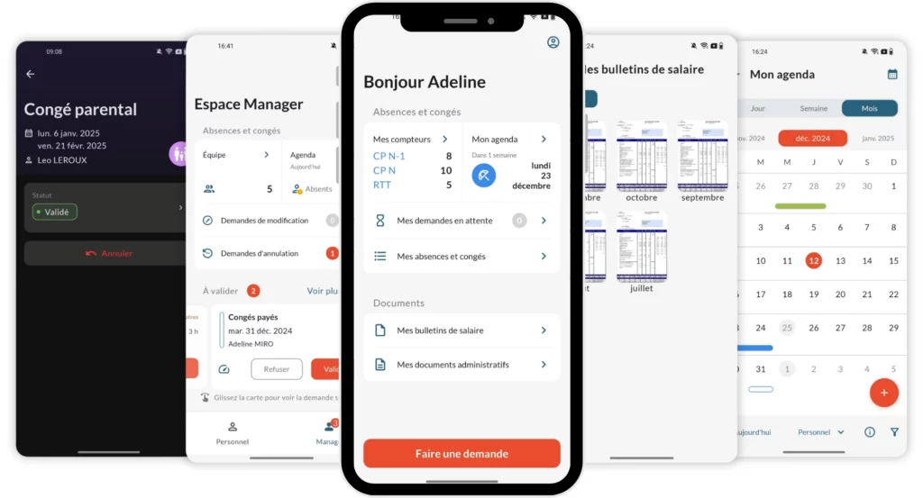 Interface de la nouvelle application My Silae, successeur de PaiePilote, après la mise à jour. L’image illustre la transition vers My Silae avec la gestion des congés, absences, bulletins de paie, documents RH et agenda des salariés, centralisés dans un portail unique et modernisé.
